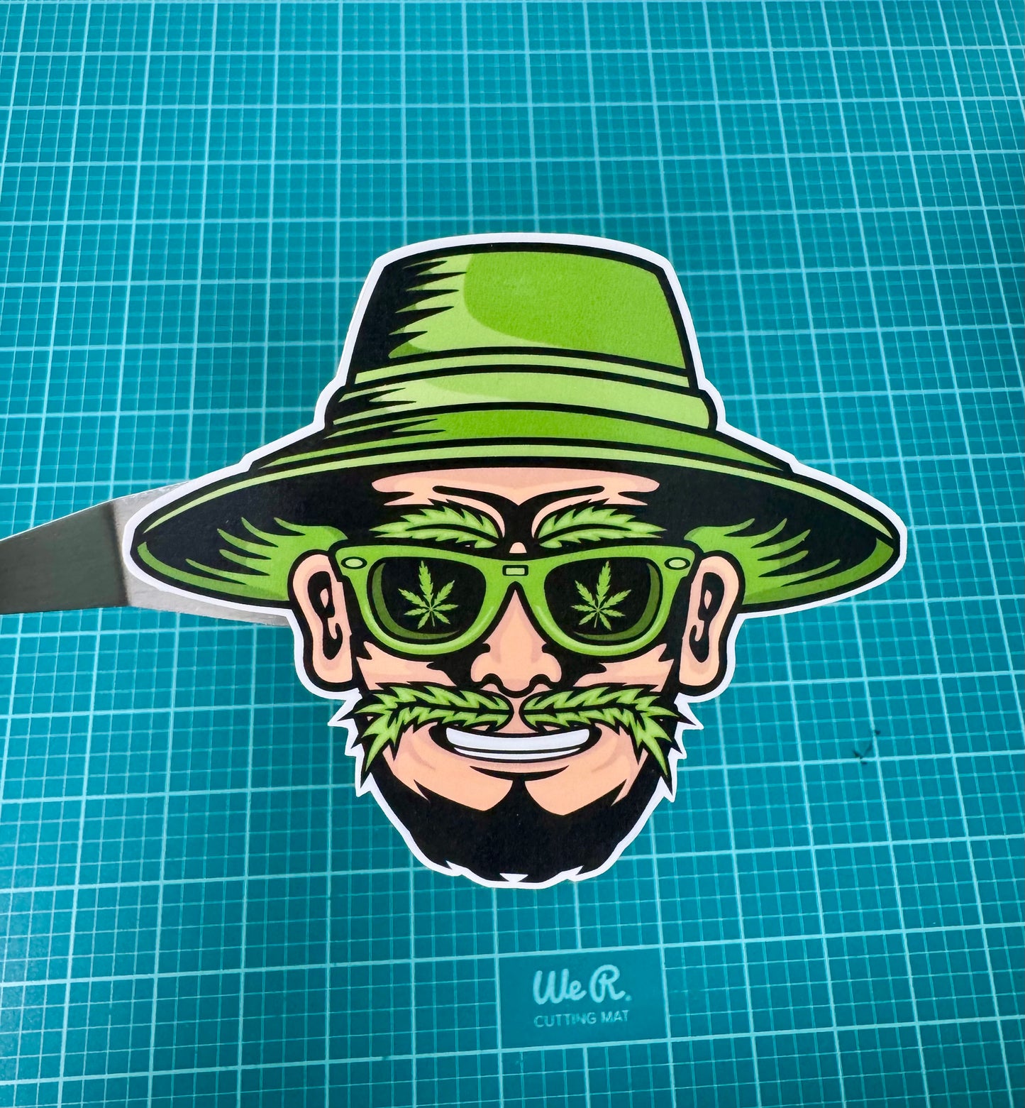 Cannabis Man Sticker