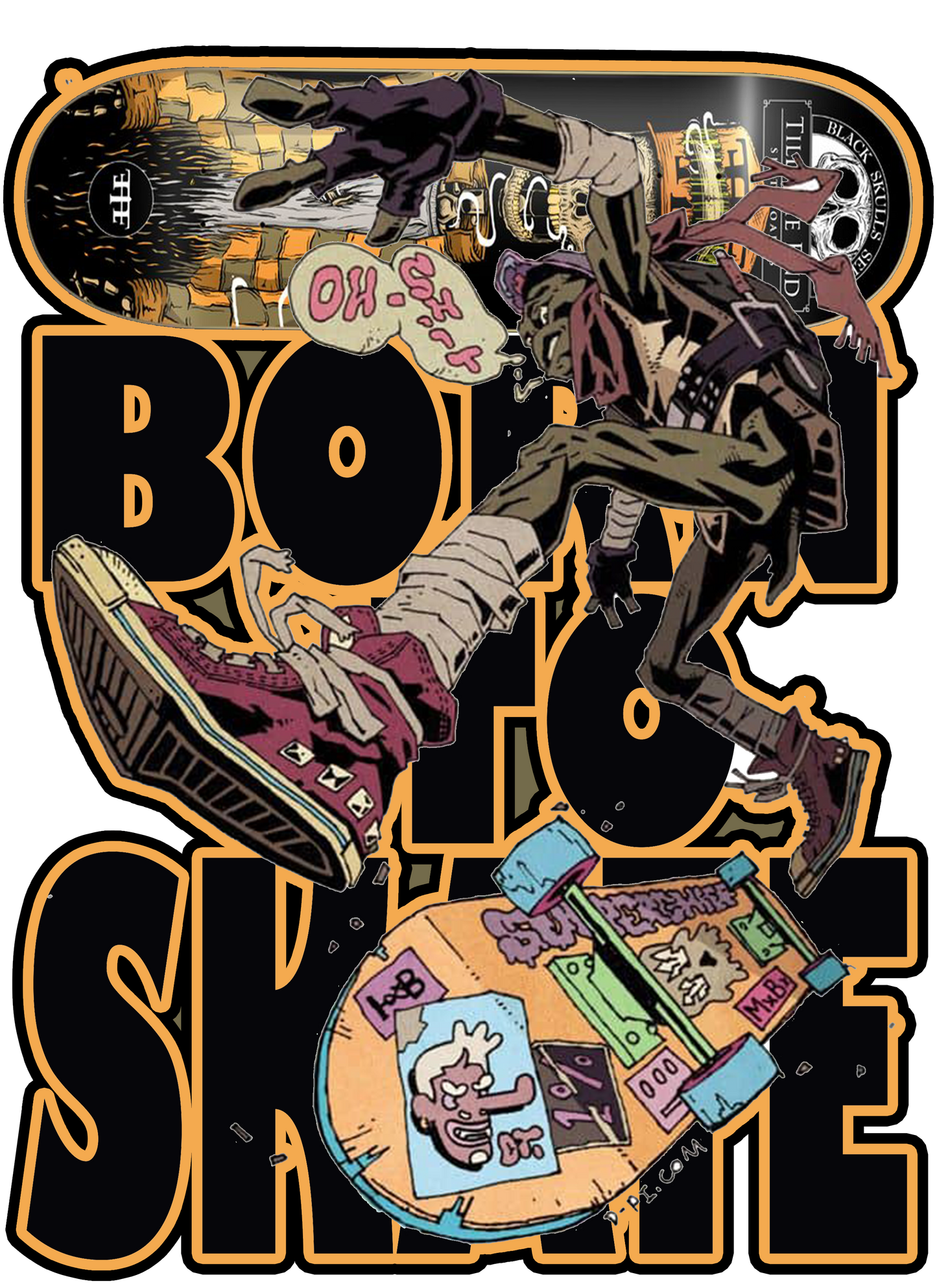Born To Skate Sticker