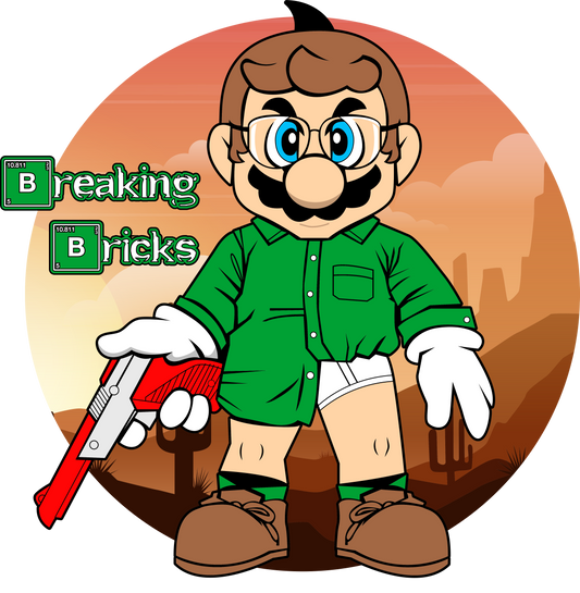 Breaking Bricks Sticker