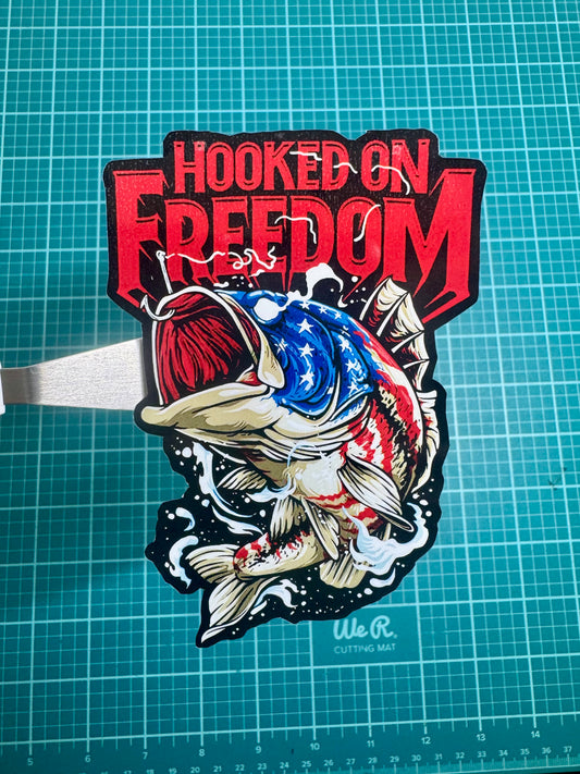 American Fisher Sticker